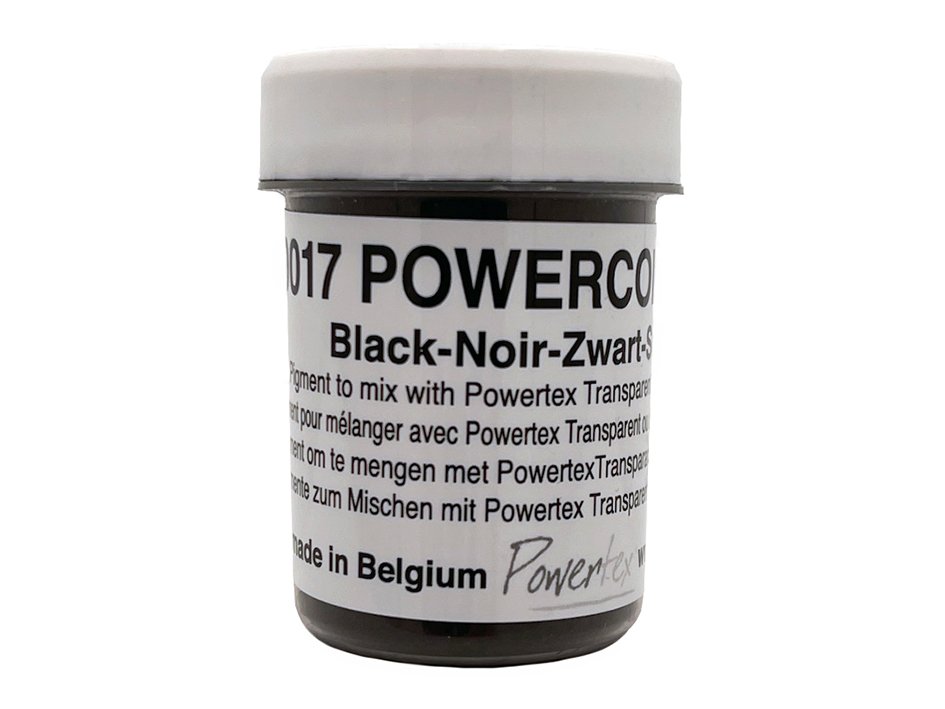 Tørre pigment, Powercolor, nr 0017 - 40ml. – Svart