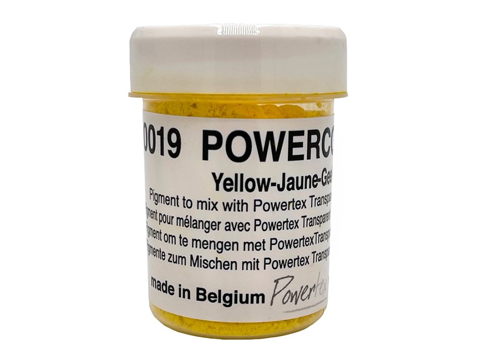 Tørre pigment, Powercolor, nr 0019 - 40ml. – Gul