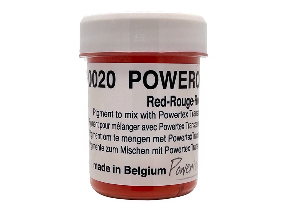 Tørre pigment, Powercolor, nr 0020 - 40ml. – Rød