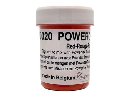 Tørre pigment, Powercolor, nr 0020 - 40ml. – Rød