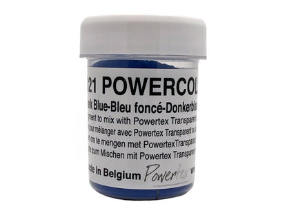Tørre pigment, Powercolor, nr 0021 - 40ml. – Mørk blå