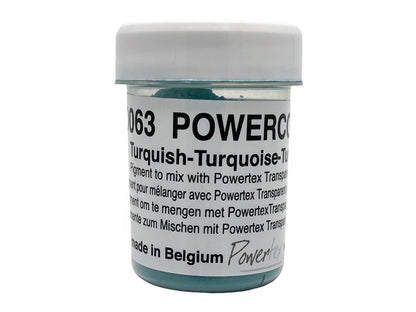 Tørre pigment, Powercolor, nr 0063 - 40ml. – Turkis