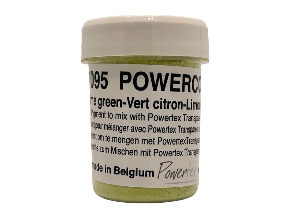 Tørre pigment, Powercolor, nr 0095 - 40ml. – Lime Grønn