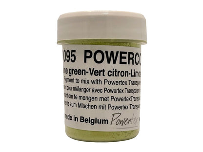 Tørre pigment, Powercolor, nr 0095 - 40ml. – Lime Grønn