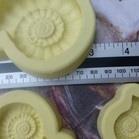 Silikonform, Fosil medium 5,5x 6,5cm -utgående vare